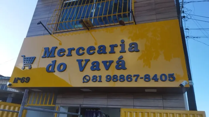 Fachadas em ACM e letras caixa 