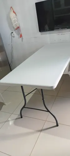 MESA DOBRÁVEL 180 x 70 BRANCA