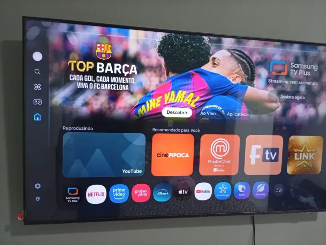 Vendo minha tv Samsung smart 4K semi nova com 7 meses de uso