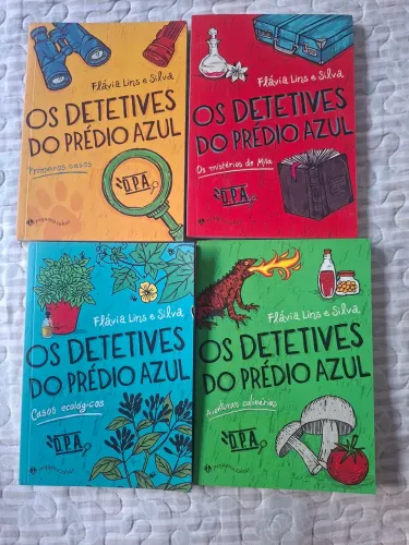Kit Livros Detetives do Prédio Azul - 4 volumes