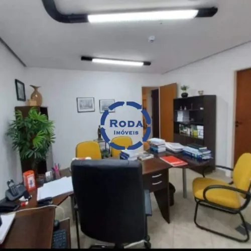 Conjunto Comercial 100m² no Ed. Cita di Consenza Próx. ao Fórum de Santos