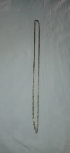 Corrente de prata 4mm 70cm