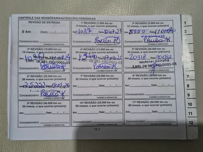 Moto de procedência.