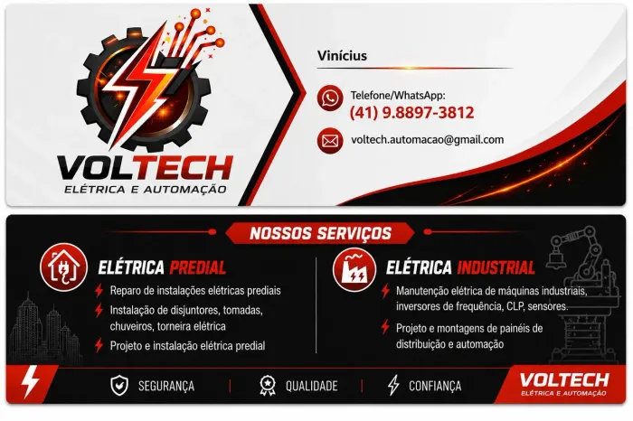 Eletricista predial e industrial