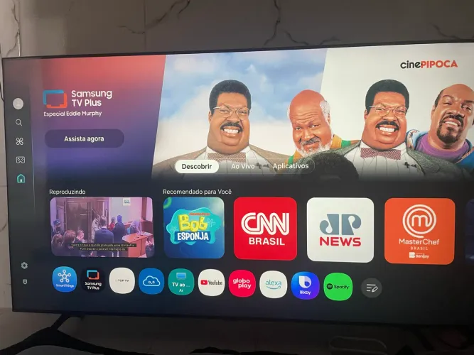 Tv de 65 polegadas Samsung semi nova