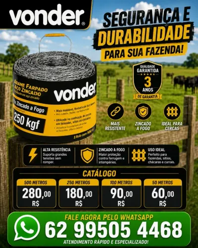 Arame Farpado Vonder