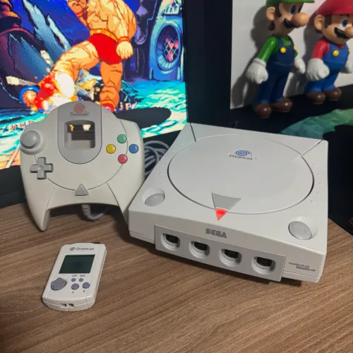 Console Sega Dreamcast VA0 - Impecável 