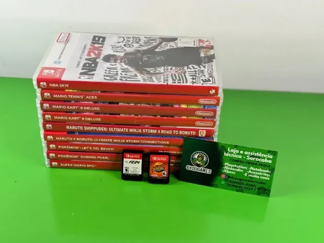 JOGOS ORIGINAIS PARA SWITCH 1 E 2 - A PARTIR DE 80 REAIS
