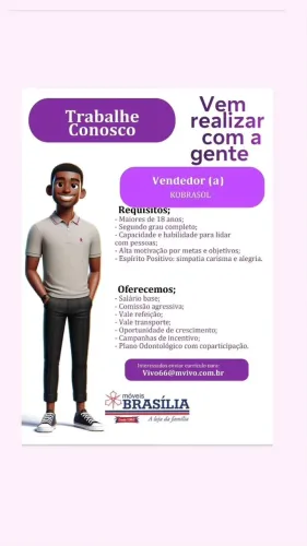 VAGA PARA VENDEDOR