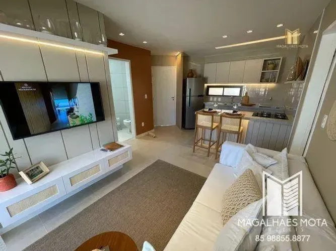 Apartamento BEACH WAY RIVIERA com 2 dormitórios à venda, 53 m² por R$ 570.000 - Curralinho