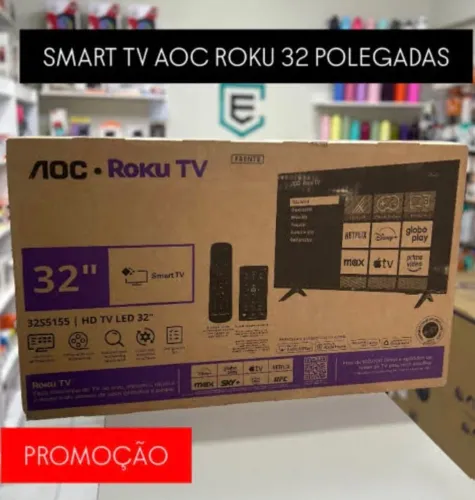 Smart tv AOC 32 polegadas nova LACRADA!