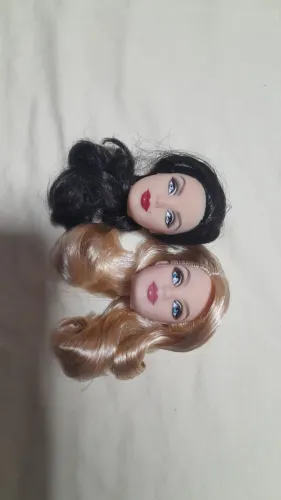 Lote cabeças barbie collector 