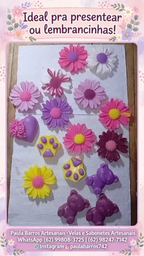Velas e sabonetes artesanais