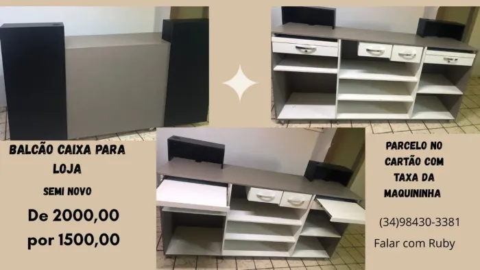 Balcão caixa