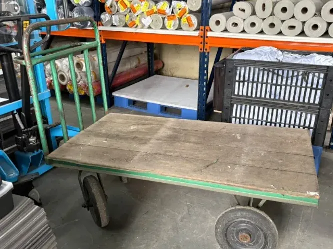carrinho plataforma metal