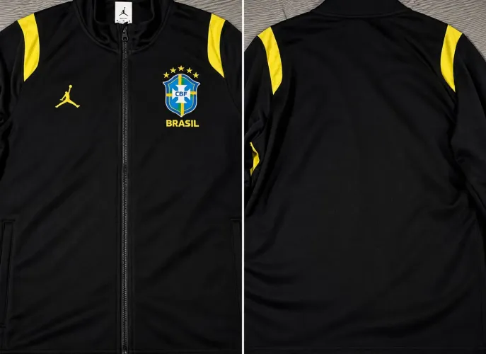 Jaqueta Brasil Jordan Academy Pro 2026 Treino Masculina Tam. GG