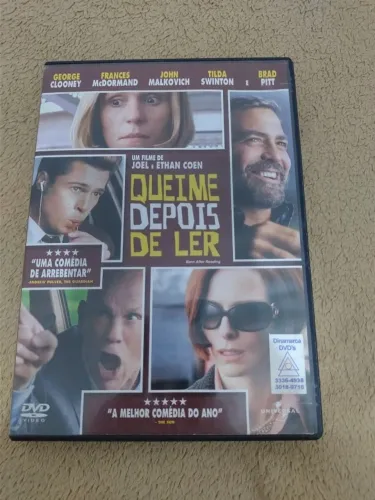 DVD Queime Depois de Ler