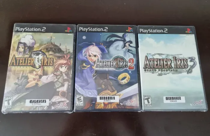 Atelier Iris 1, 2 e 3 PS2 Usados Completos