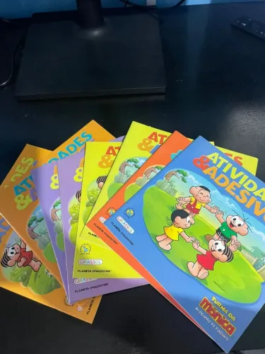 Turma do Monica Atividades e Adesivos
