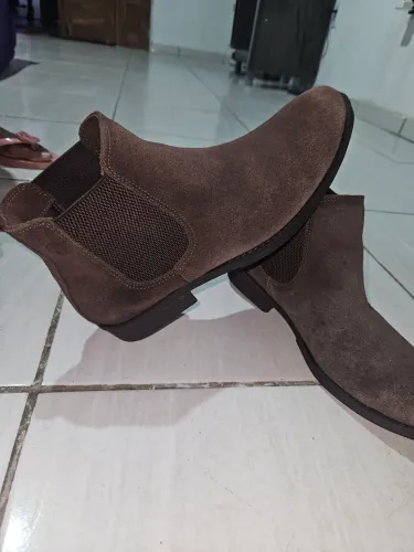 Bota chelsea marrom N°43