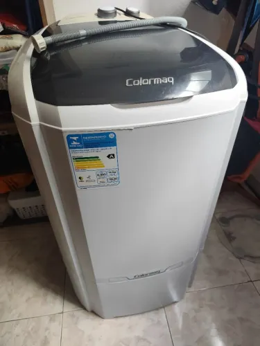 Tanquinho de Lavar Roupas Semiautomático Colormaq 14Kg LCS 14 - Usada<br>