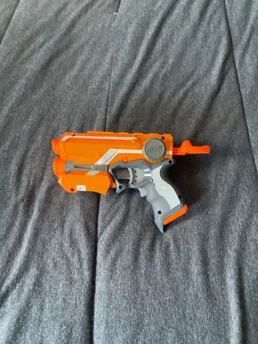 ançador Com Mira Laser Nerf Elite Nstrike Fire Hasbro A0709