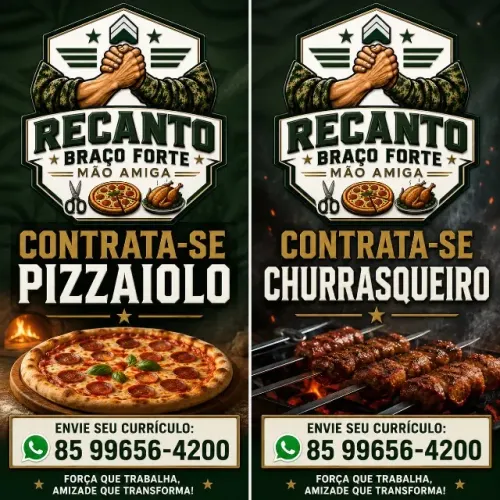 Vaga de pizzaiolo / churrasqueiro