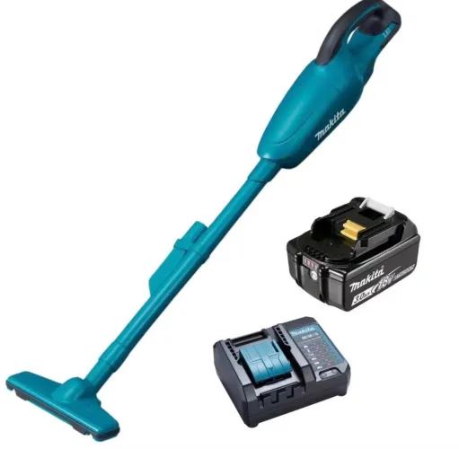 Aspirador de Pó sem fio com Bateria e Carregador Bivolt MAKITA