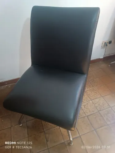Dupla/Par de poltronas pretas