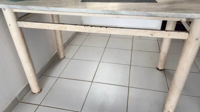 Mesa de Jantar - Mármore branco pesado