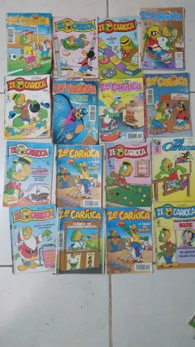 Lote 43 Gibis Zé Carioca e 1 edição especial da Copa -  anos 80/90