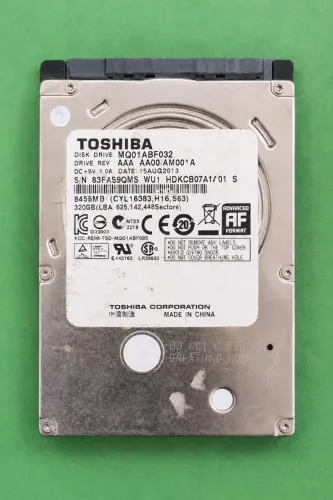 HD notebook 320GB