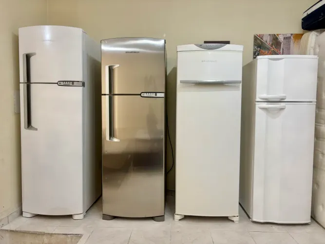 Geladeira Frost free inox , geladeira duas portas 