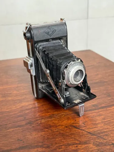 Agfa Billy I Original - Câmera de Fole para Decoração Vintage