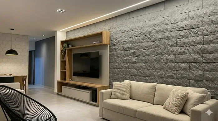 Revestimento Cimenticio Rockface