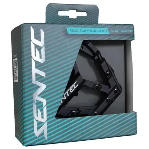 Pedal Flat Sentec RS1 Plataforma Ultimate 9/16 para Bicicleta Enduro E-bike Downhill