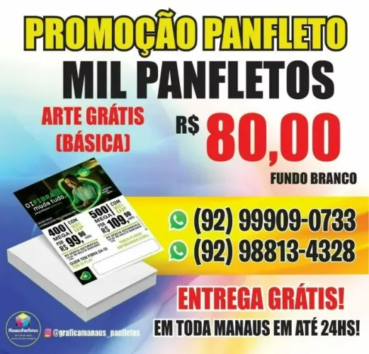 PROMOÇÃO DE PANFLETOS