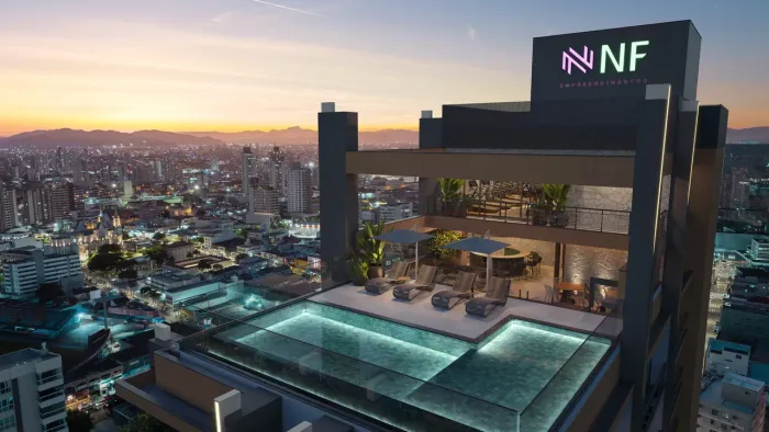 Studio com sacada à venda no Centro de Itajaí-SC: 68m² de área. Imperdível oportunidade!