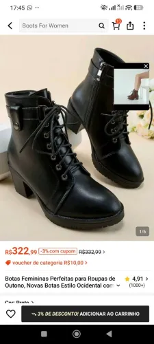 Bota nova com preço lá embaixo 