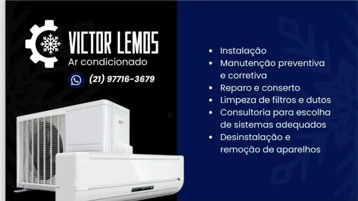 ar condicionado limpeza instalação manutenção
