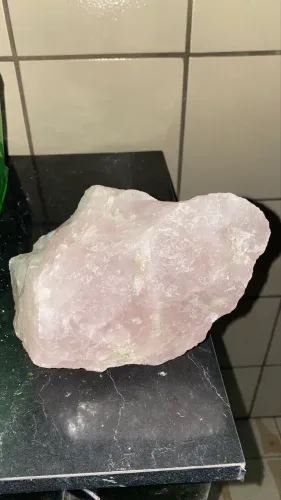 Cristal de quartzo e Seixos