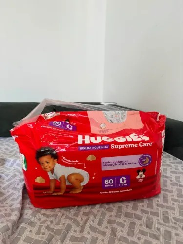 Fralda supreme care Huggies
