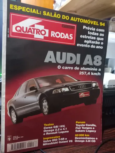 Revista 4 rodas edição AUDI A8