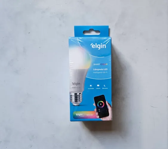 Lampada inteligente RGB 10W elgin 
