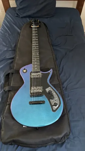 Guitarra Tagima Sixmart LP Chameleon Blue + Kit Completo (Estado de Nova)
