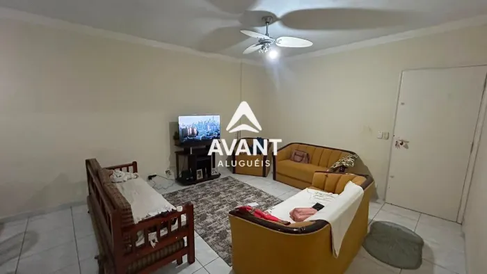 Apartamento Mobiliado 02 Dormitórios para Locação na Ocian, Praia Grande/SP.