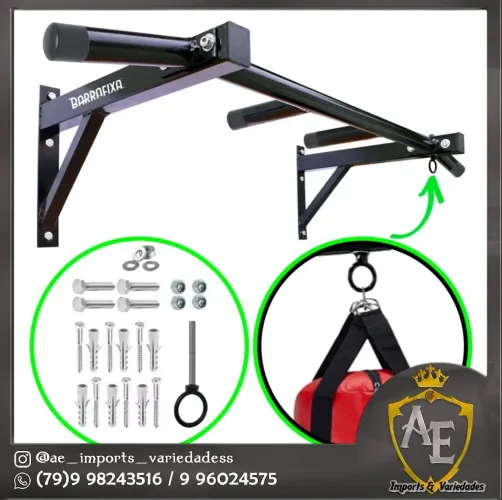 Barra fixa para musculação
