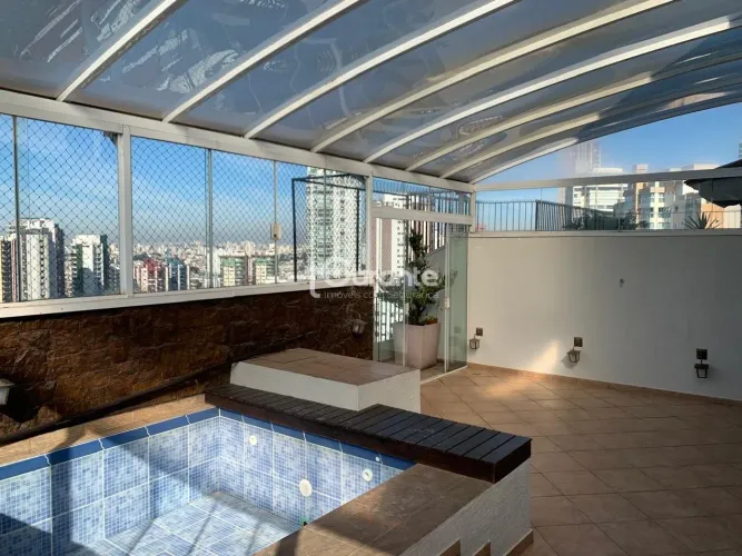 Cobertura com 145m², 2 vagas e piscina à venda no Anália Franco