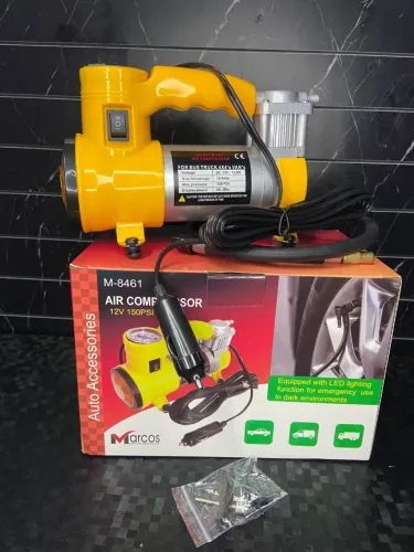 MINI COMPRESSOR DE AR PORTÁTIL 12V - M-8461 MARCOS