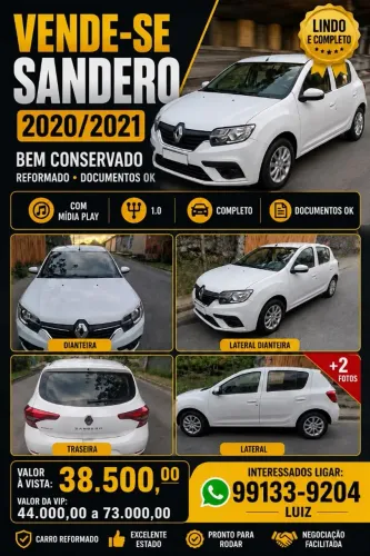 Renault Sandero Zen Flex 1.0 12V 5P Mec. 2021